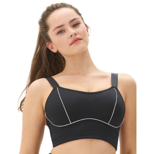 Pour Moi Energy Pulse Longline Padded Sports - Black/White