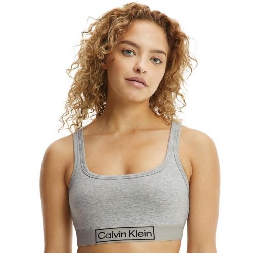 Calvin Klein Reimagined Heritage Bralette - Grey Heather