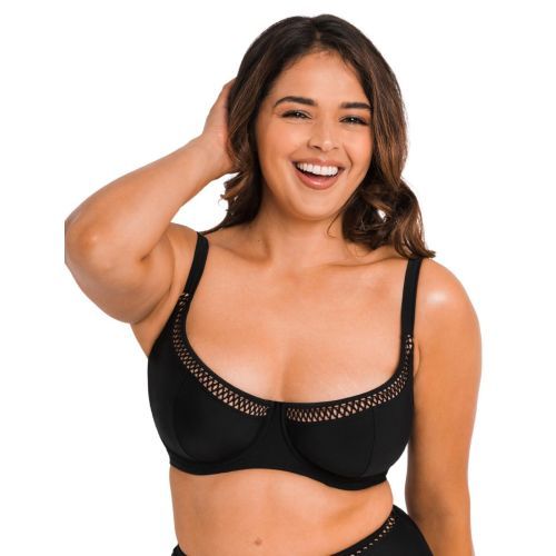 Curvy Kate First Class Balcony Bikini Top - Black