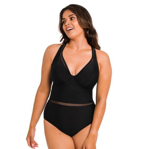Curvy Kate First Class Plunge Swimsuit - Black
