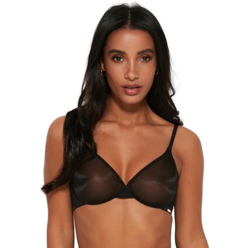 Gossard Glossies Sheer Bra - Black