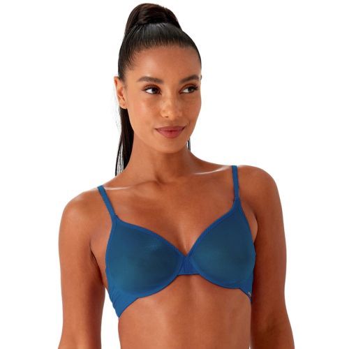 Gossard Glossies Sheer Bra - Teal