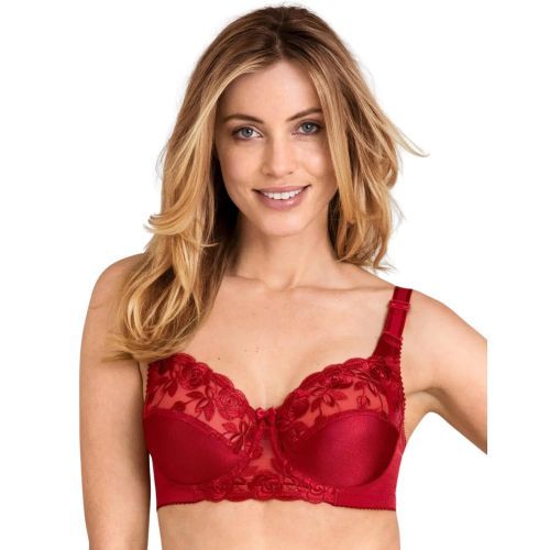 Miss Mary Of Sweden Rose Bra - English Red