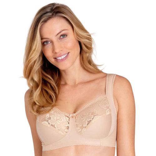Miss Mary Of Sweden Lovely Lace Non Wired Full Cup Bra - Beige