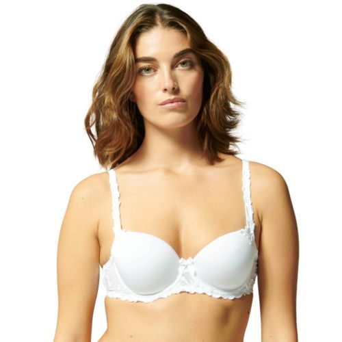 Simone Perele Andora Padded Half Cup Bra - White