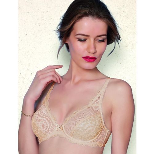 Playtex Flower Elegance Lace Bra - Skin