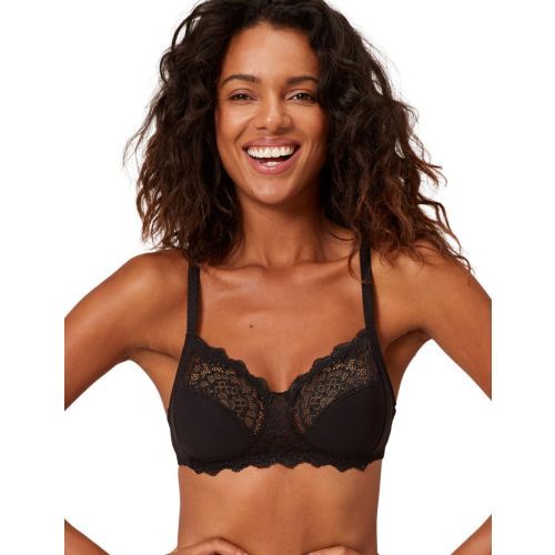 Simone Perele Caresse Soft Cup Bra - Black