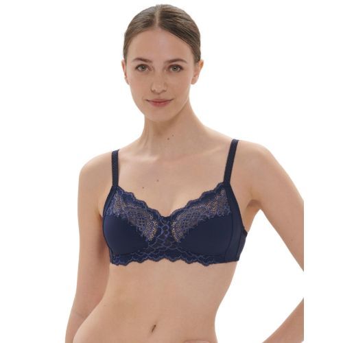 Simone Perele Caresse Soft Cup Bra - Ink Blue