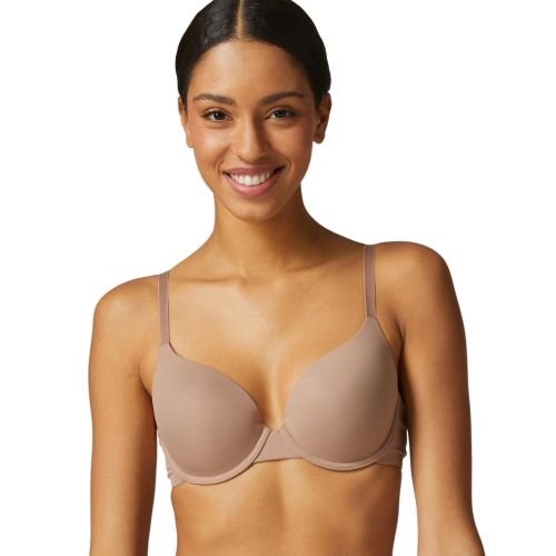 Simone Perele Essentiel Padded Plunge Bra - Amaretto