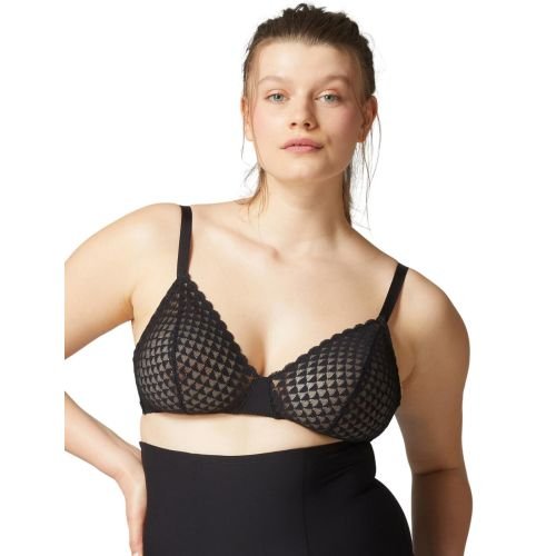 Simone Perele Subtile Soft Cup Triangle Bra - Black