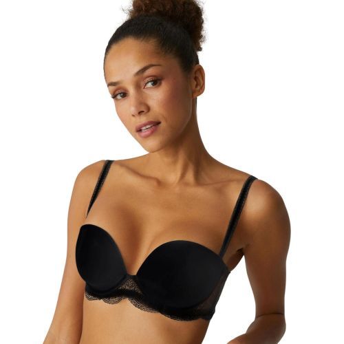Simone Perele Karma Strapless Plunge Bra - Black