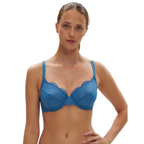 Simone Perele Karma Underwired Full Cup Bra - Myosotis Blue