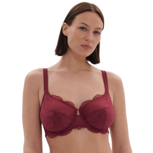 Simone Perele Karma Full Cup Support Bra - Spinel Red