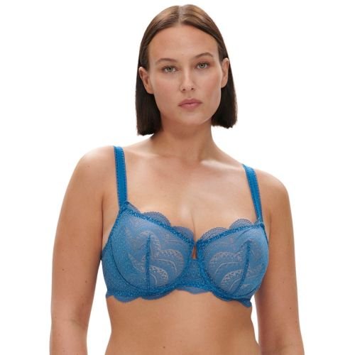 Simone Perele Karma Half Cup Bra - Myosotis Blue