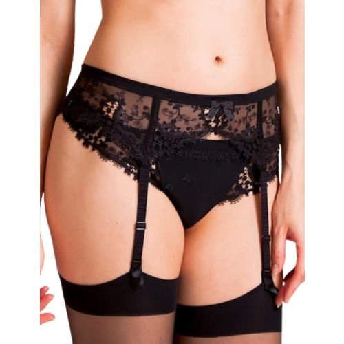 Simone Perele Wish Suspender Belt - Black