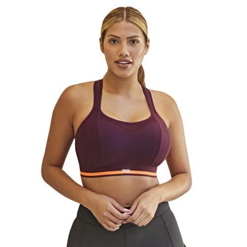 Panache Non Wired Racerback Sports Bra - Mulberry