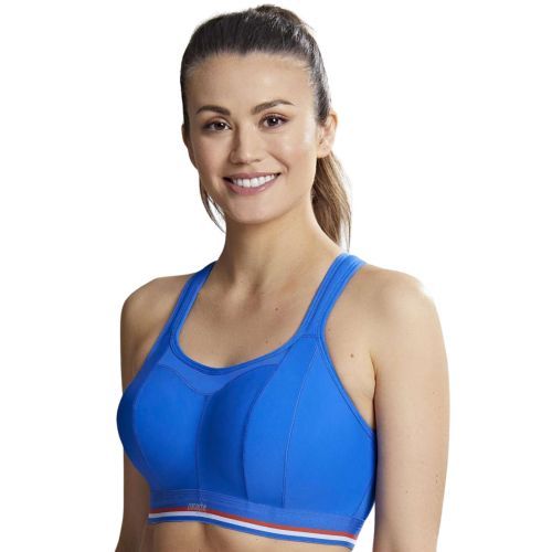 Panache Non Wired Racerback Sports Bra - Retro Blue