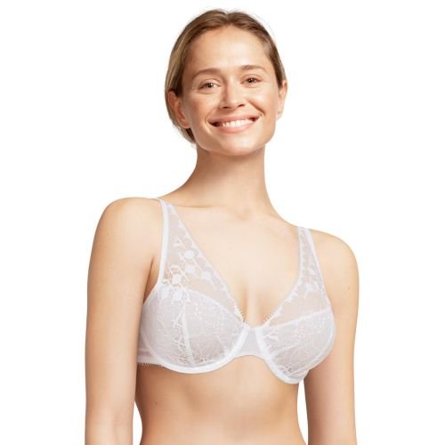 Chantelle Day to Night Plunge Spacer Bra - White