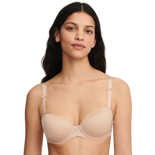 Chantelle Every Curve Half Cup Memory Foam T Shirt Bra - Golden Beige