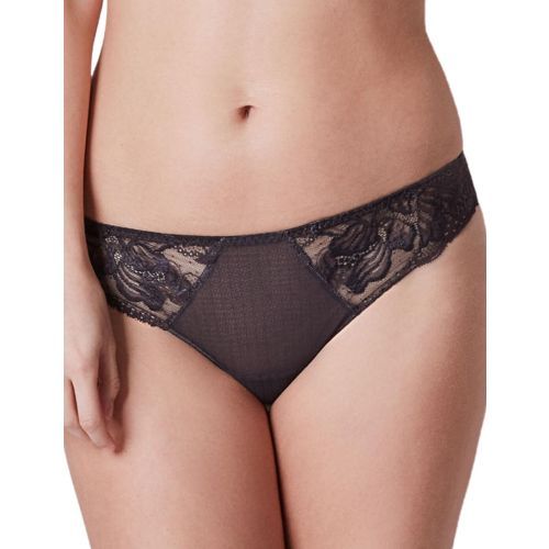 Simone Perele Promesse Tanga Brief - Grey