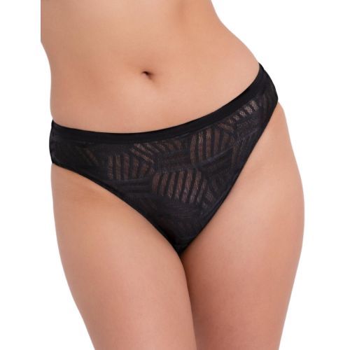Curvy Kate Wonderfull Vibe High Leg Brief - Black