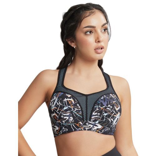 Panache Underwired Sports Bra - Ink Splat