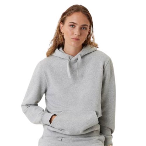 Bjorn Borg Centre Hoodie Top - Light Grey Melange