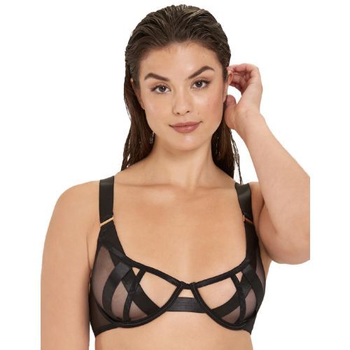 Bluebella Sawyer Cut-away Bra - Black