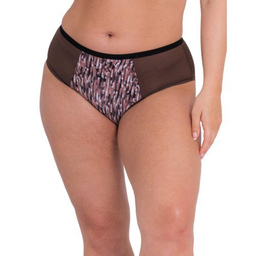 Curvy Kate WonderFully Shorty Brief - Cocoa Print