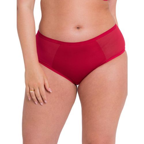 Curvy Kate WonderFully Shorty Brief - Strawberry Red