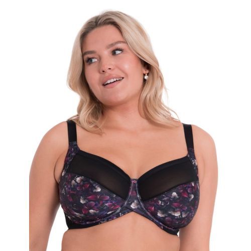 Curvy Kate WonderFully Full Cup Bra - Black Floral