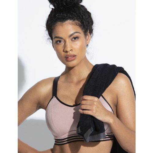 Pour Moi Energy Empower Convertible Sports Bra - Rose Gold