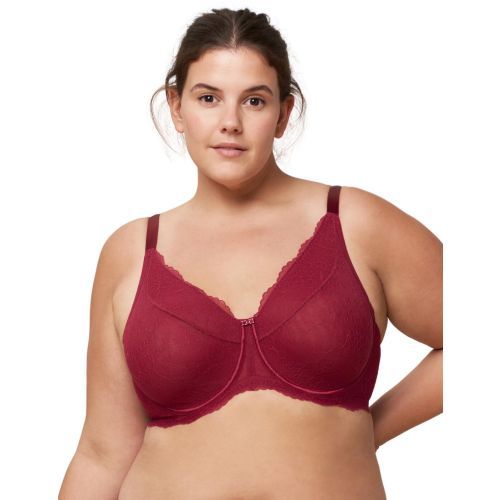 Triumph Mirage Spotlight Minimiser Bra - Rumba Red