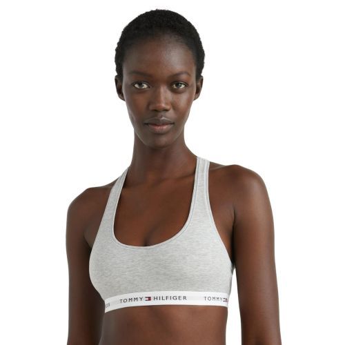 Tommy Hilfiger TH Icon 2.0 Unlined Bralette - Light Grey Heather