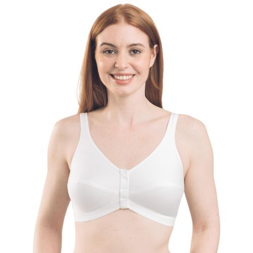 Royce Comfi-Bra Front Fastening Bra - White