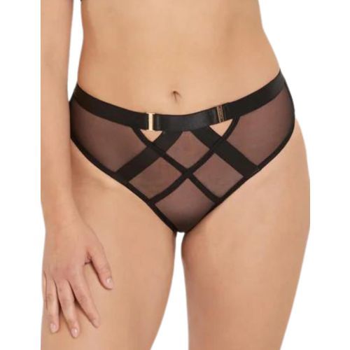 Bluebella Sawyer High Waist Brief - Black