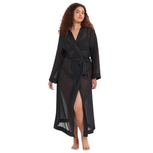 Bluebella Marcella Long Kimono - Black