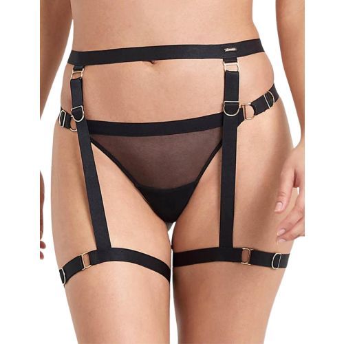 Bluebella Thea Thigh Harness - Black