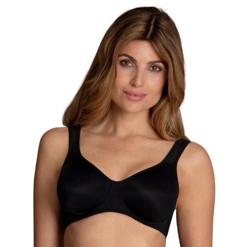 Rosa Faia Twin Underwired Bra - Black