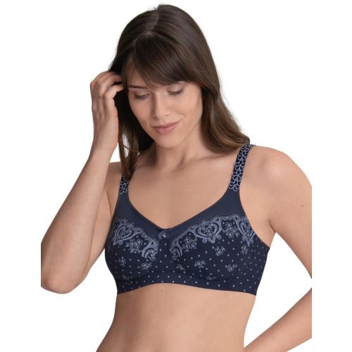 Anita Care Belvedere Post Mastectomy Bra Bilateral - Deep Blue