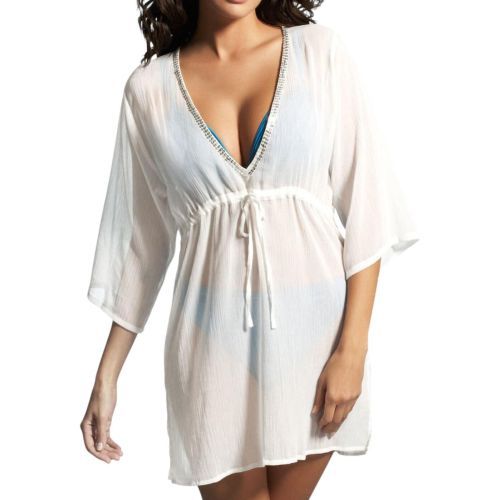 Fantasie Capri Kaftan - White