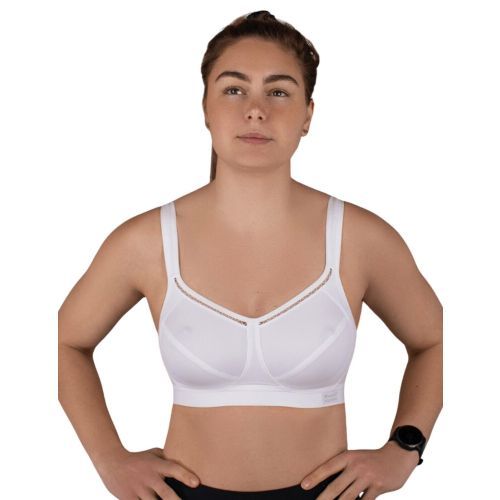 Shock Absorber Classic Non Wired Sports Bra - White