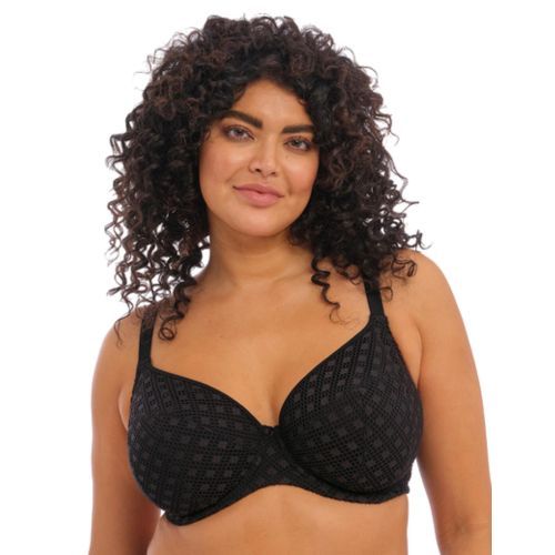 Elomi Bazaruto Underwired Plunge Bikini Top - Black