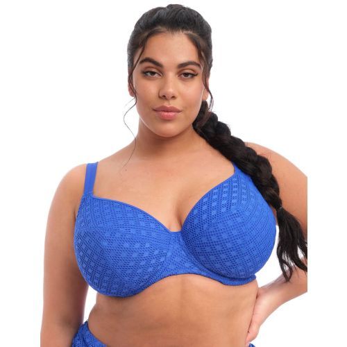 Elomi Bazaruto Underwired Plunge Bikini Top - Sapphire