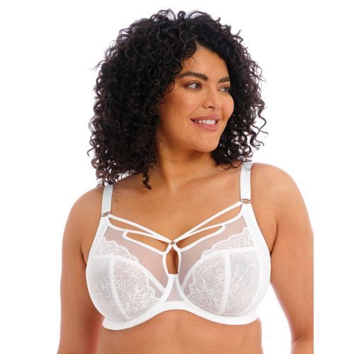 Elomi Brianna Underwired Plunge Bra - White