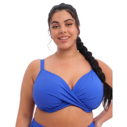 Elomi Magnetic Plunge Bikini Top - Sapphire