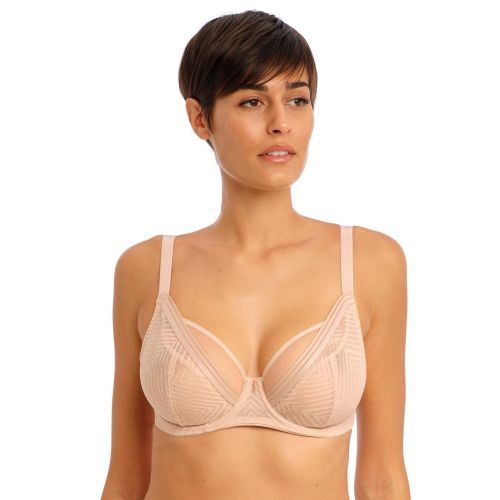 Freya Tailored High Apex Plunge Bra - Natural Beige