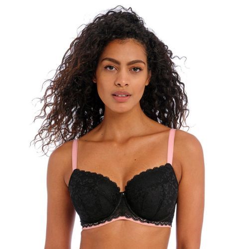 Freya Offbeat Half Cup Bra - Black