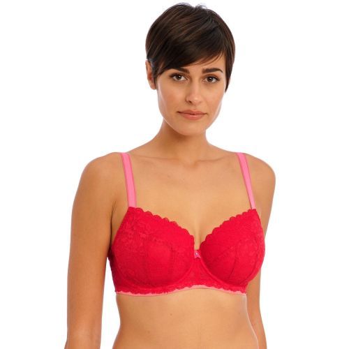 Freya Offbeat Half Cup Bra - Chilli Red