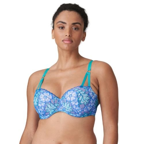 Prima Donna Twist Morro Bay Padded Balcony Bra - Mermaid Blue